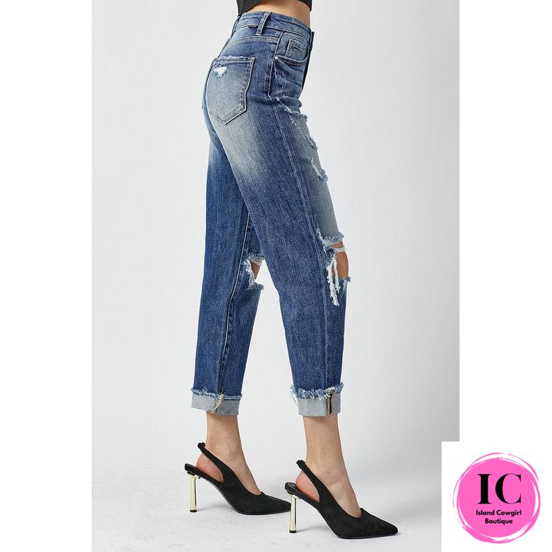 Risen: Proof Of Sass Distressed Jeans