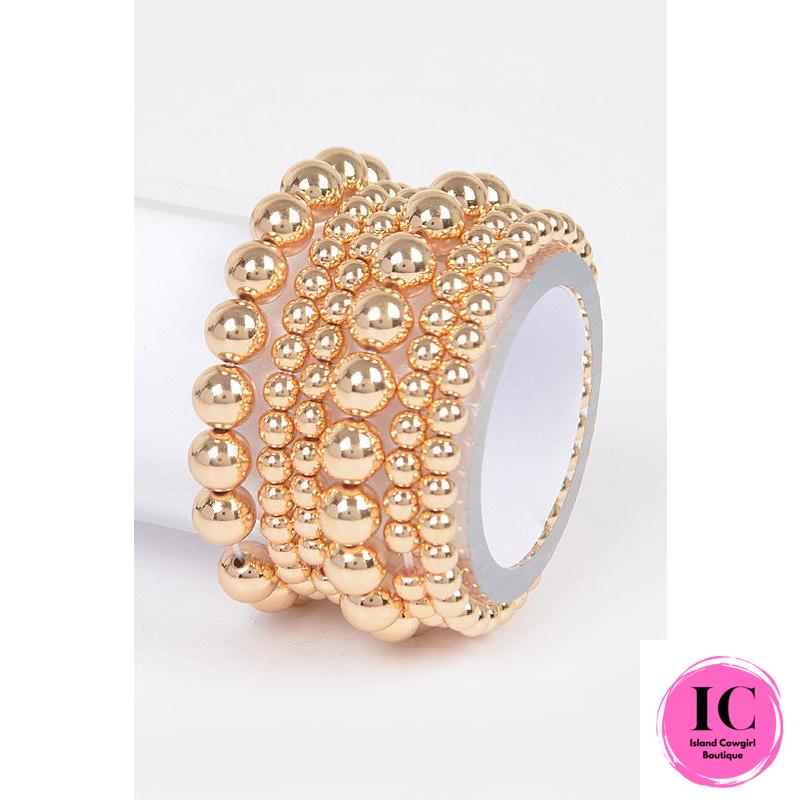 Multi Ball Stretch Bracelets