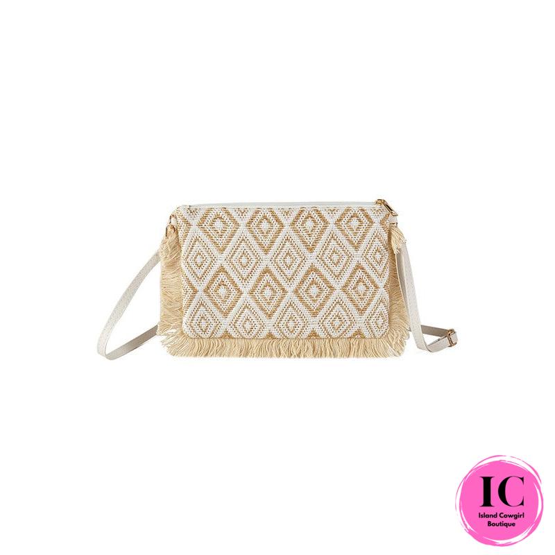 Aztec Woven Crossbody Bag