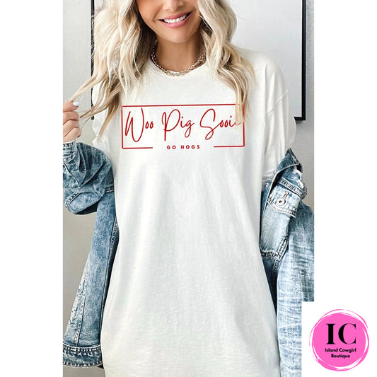 Woo Pig Sooie Cream Graphic Tee