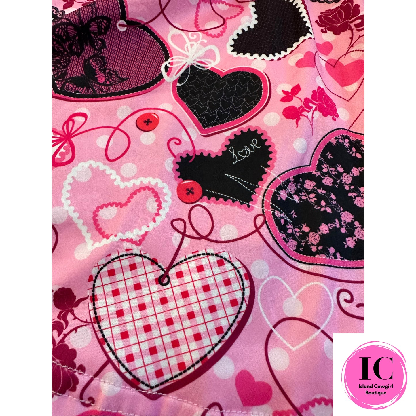 Heart Long Sleeve Toddler Dress