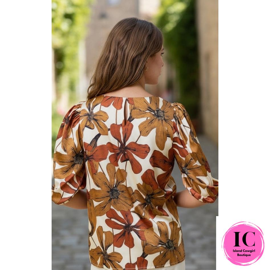 Better Than You Know Rust Blouse