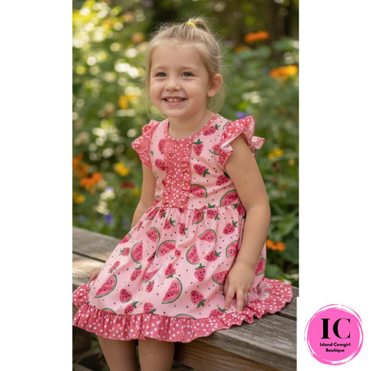 Life is Sweet Watermelon Toddler Dress