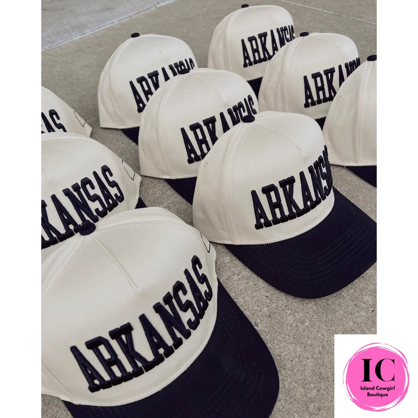 Arkansas Shade of Black Vintage Trucker Hat