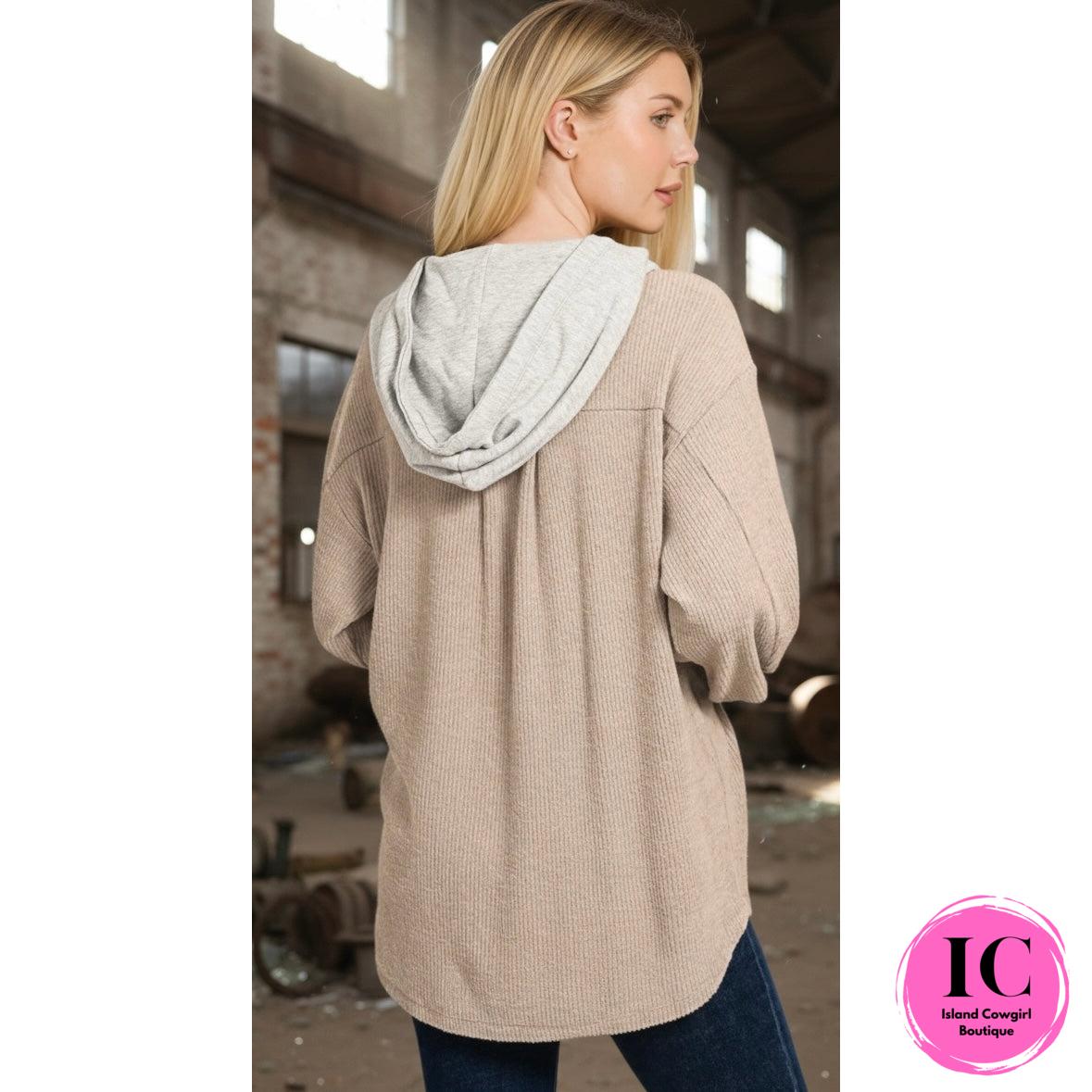 Always Direct Ash Mocha Shacket