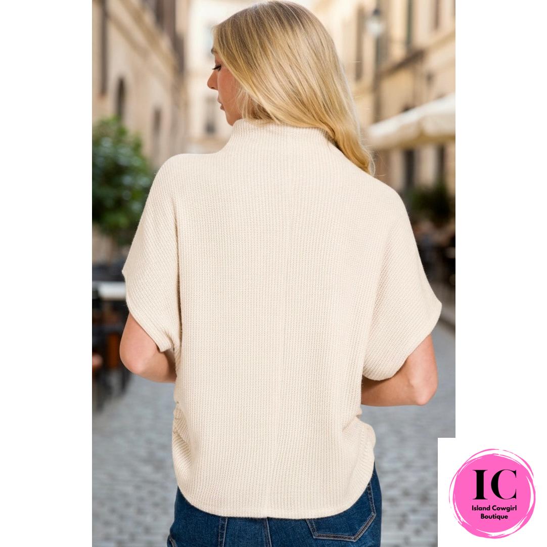 The Reason Why Mocha Drop Shoulder Sweater