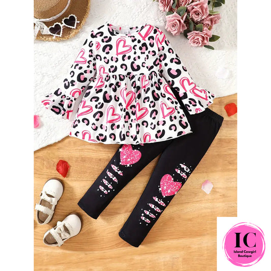 Chic Leopard Toddler Outfit