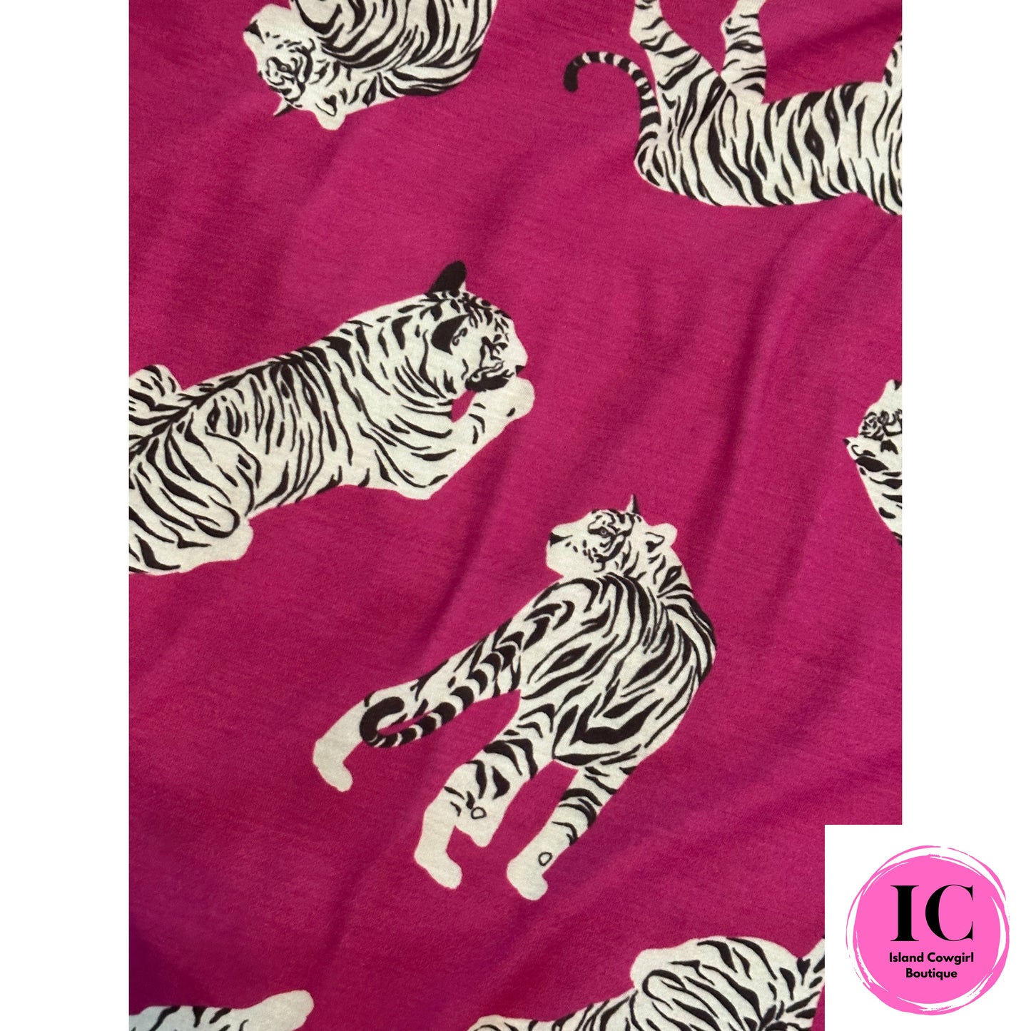 Go All Out Pink Leopard Tunic Top