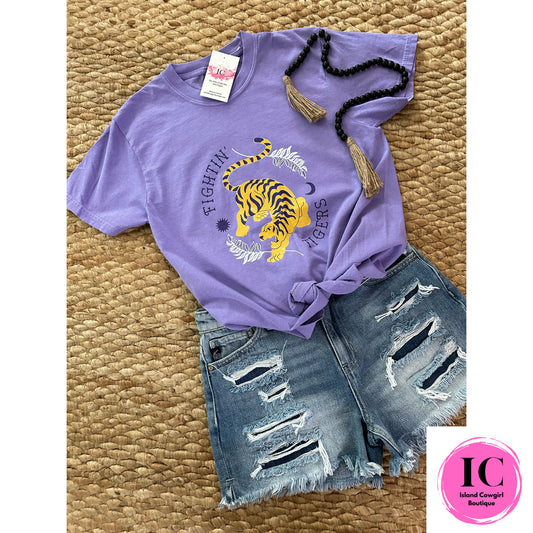 Fightin Tiger Tattoo Graphic Tee