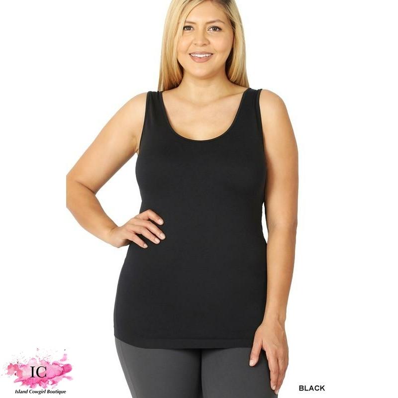 Curvy Girl Seamless Tank Top - Island Cowgirl Boutique