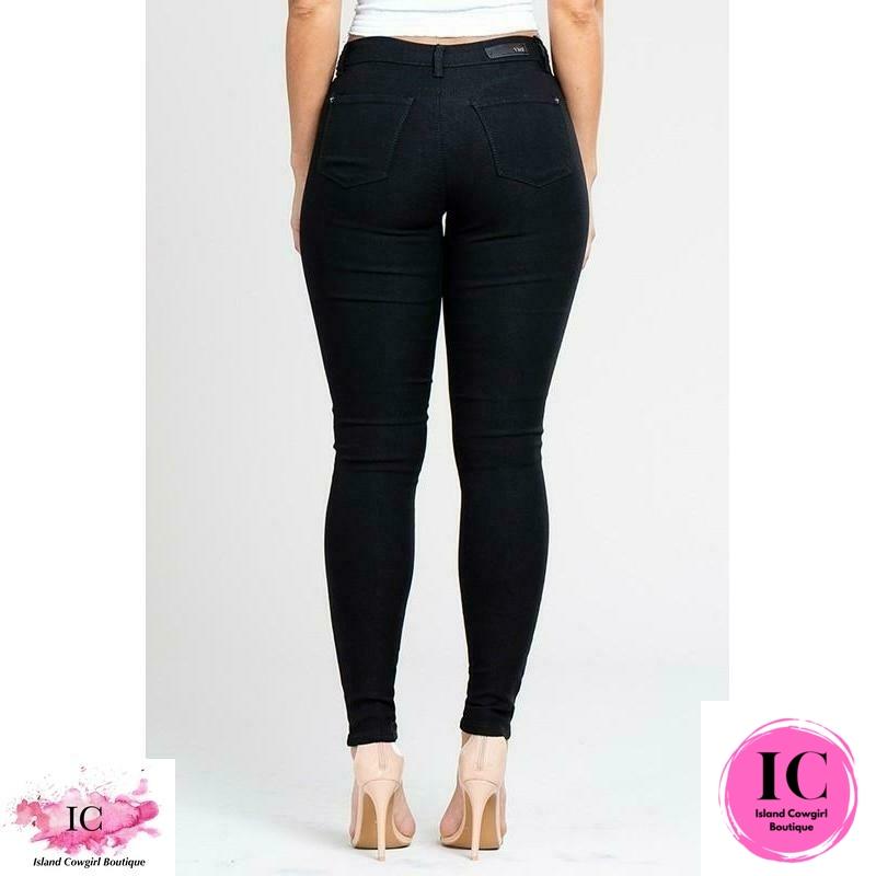 YMI: Curvy Girl Hyperstretch Skinny Jeans - Island Cowgirl Boutique