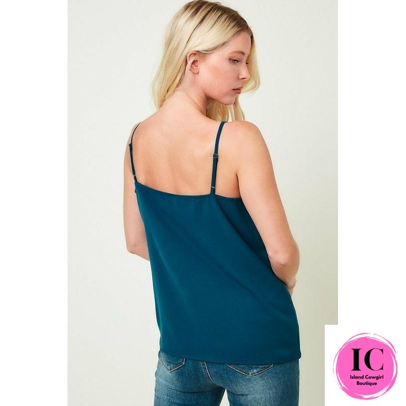 Feeling Confident Lace Tank Top - Island Cowgirl Boutique