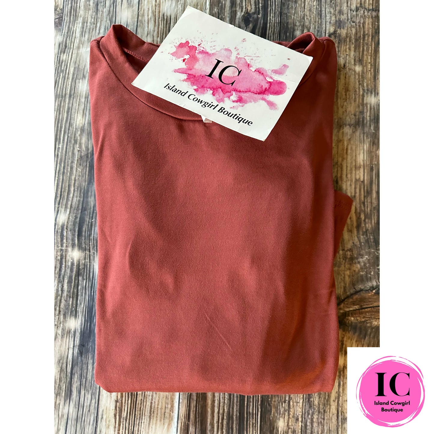 It's Your Turn Solid Round Neck Long Sleeve Top