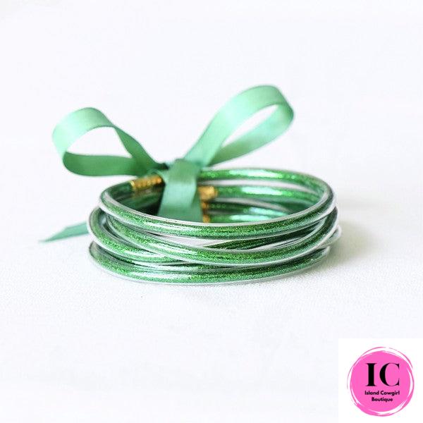 Sparkle Jelly Tube Bracelets
