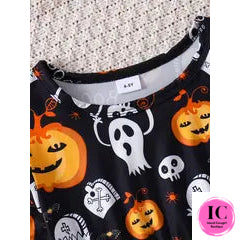 Spooky Halloween Toddler Dress