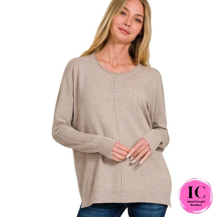 Walk The Walk Beige Sweater