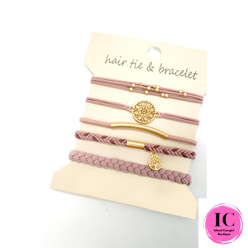 Boho Knot Bracelet Hair Ties