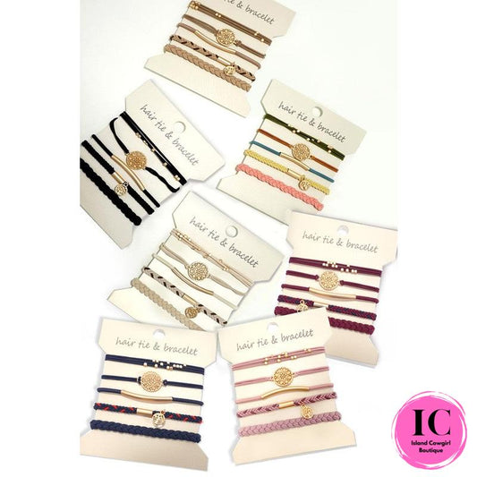 Boho Knot Bracelet Hair Ties