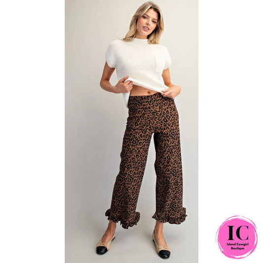 Wild Days Ahead Leopard Pants