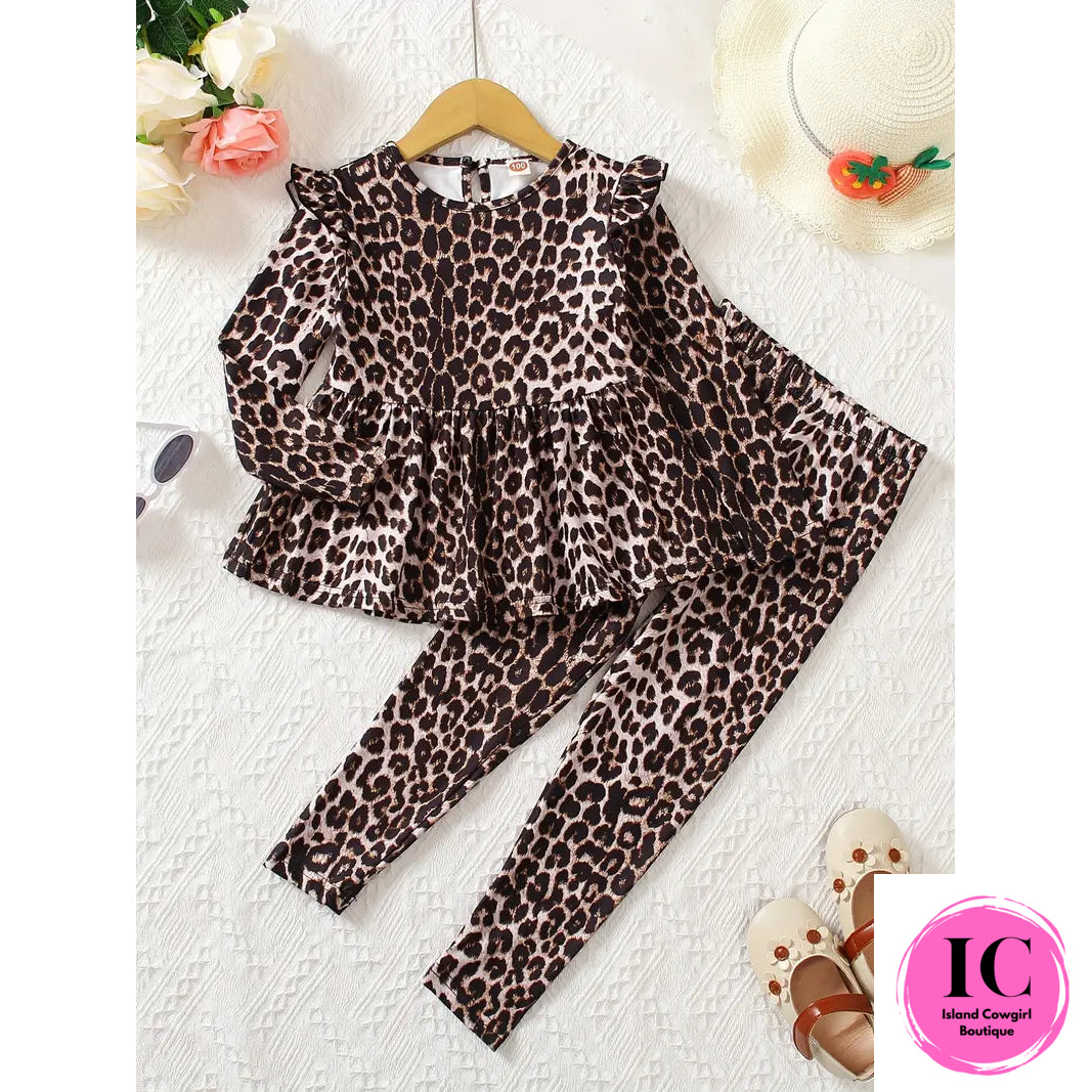 Leopard Toddler Legging Set