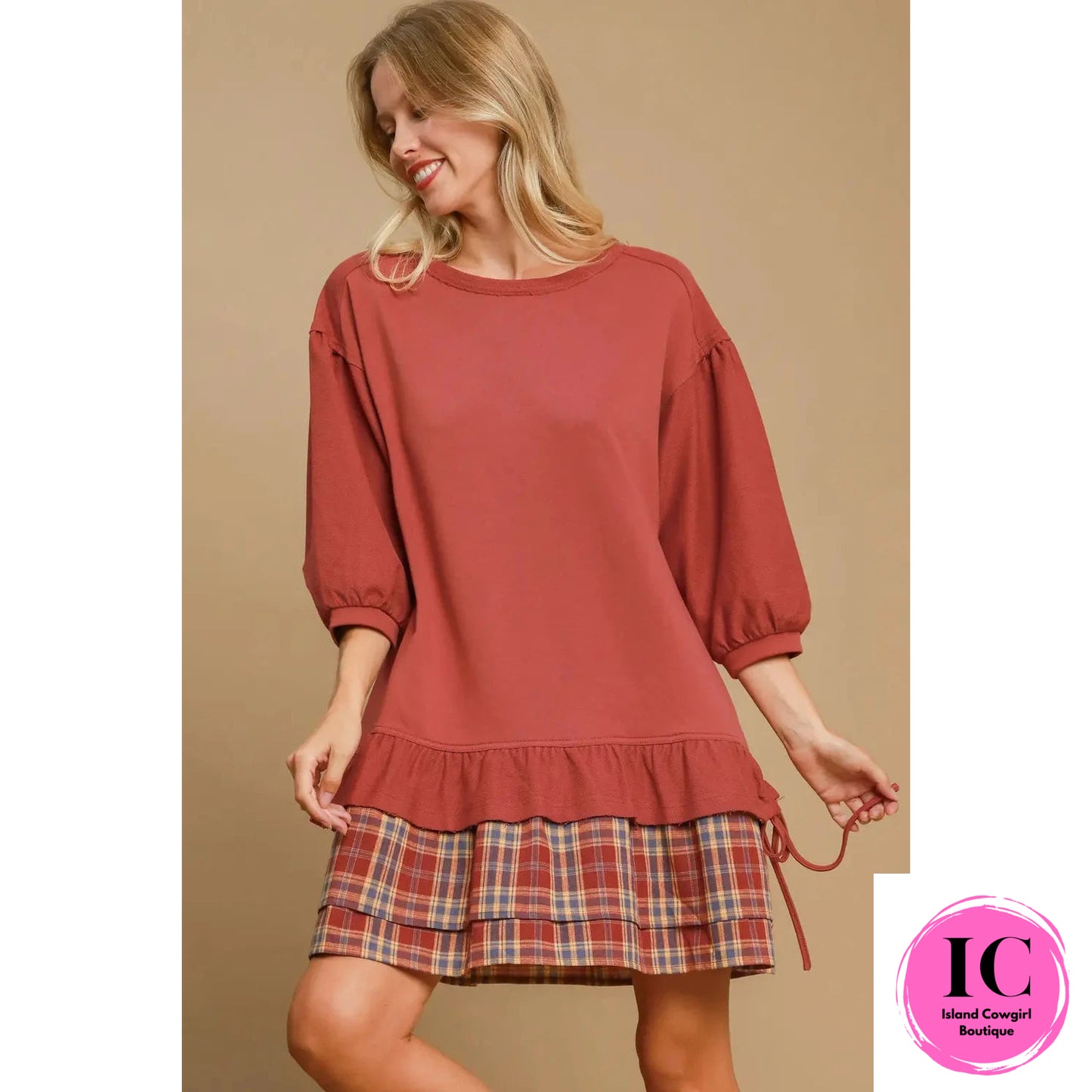 Sugar & Spice Rust Dress