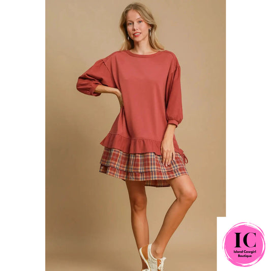 Sugar & Spice Rust Dress