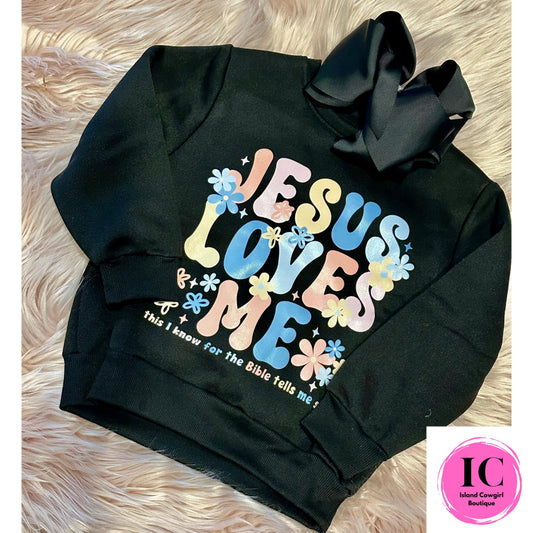 Jesus Loves Me Toddler Sweatshirt