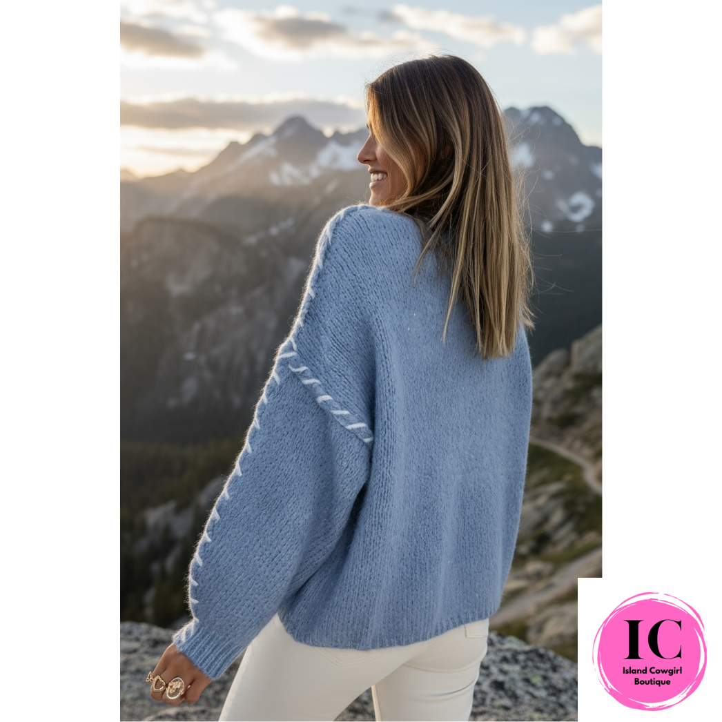 With Ease Drop-Shoulder Sweater