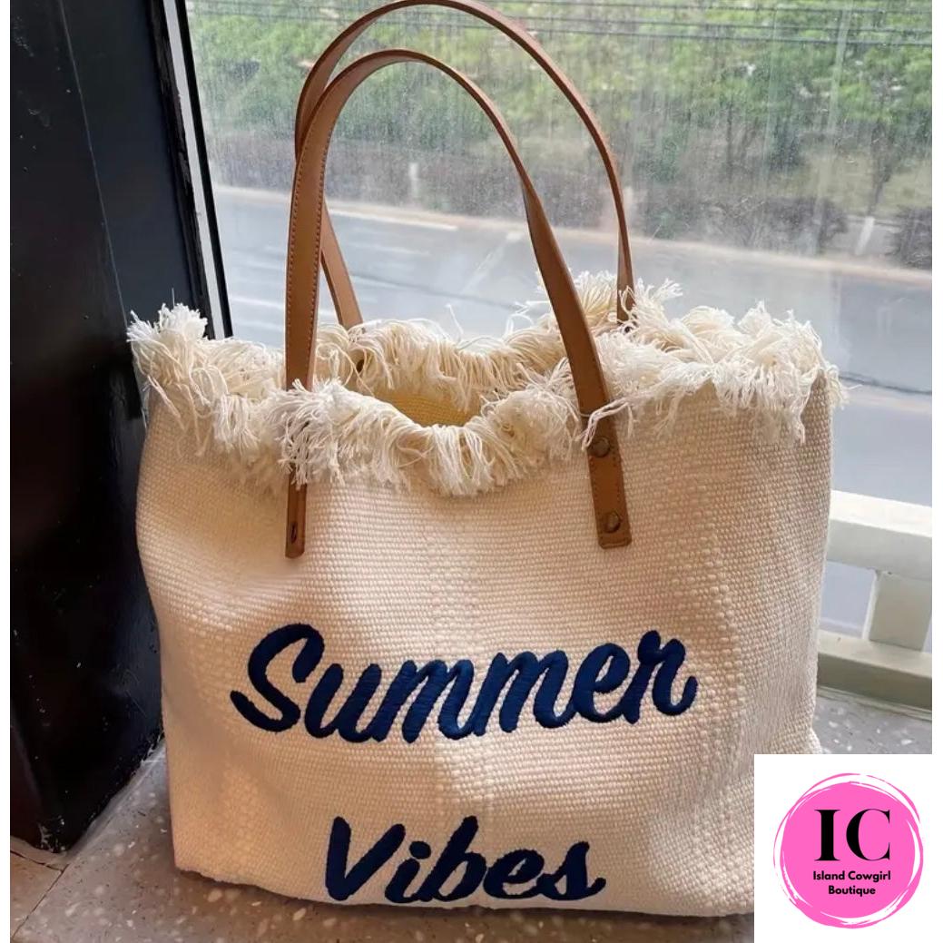 Summer Vibes Canvas Bag