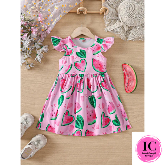 Watermelon Toddler Dress