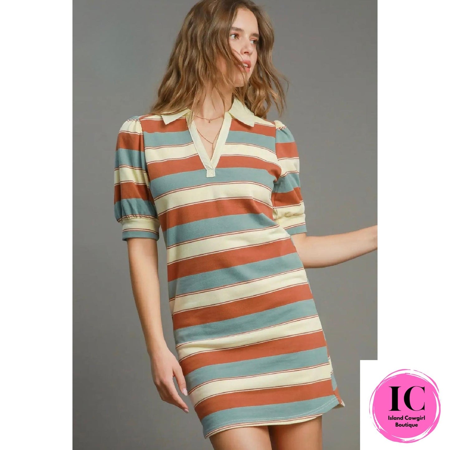 Feel This Way Fall Striped Dress