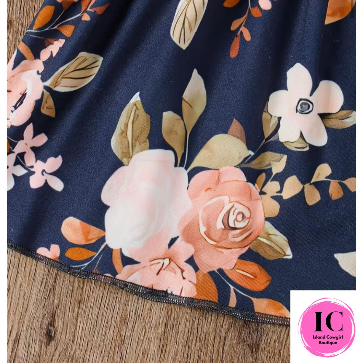 Rustic Romance Floral Toddler Set