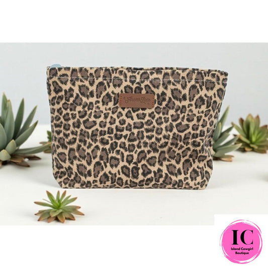 Leopard Print Make Up Bag