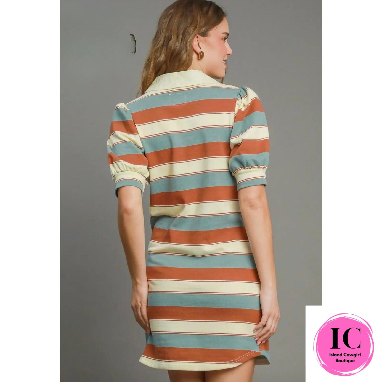 Feel This Way Fall Striped Dress