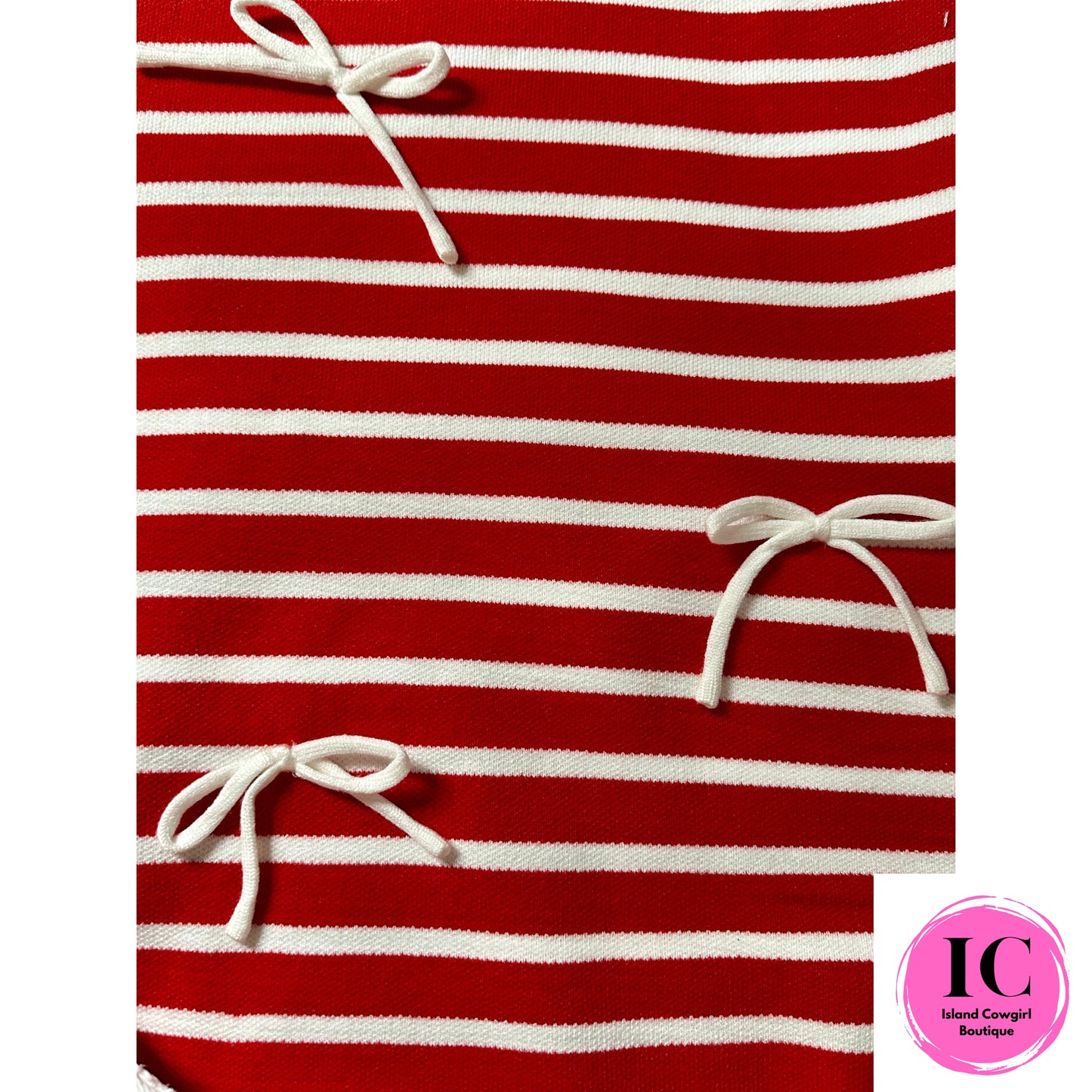 Charmed & Chic Red Bow Top
