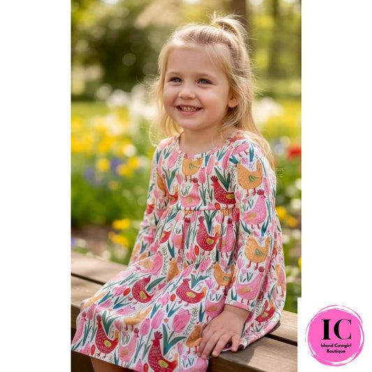 Feathered Friends Toddler Dress