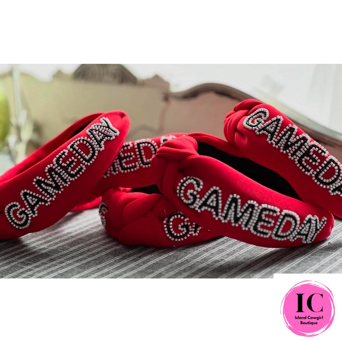 Rhinestone Headband-FootBall