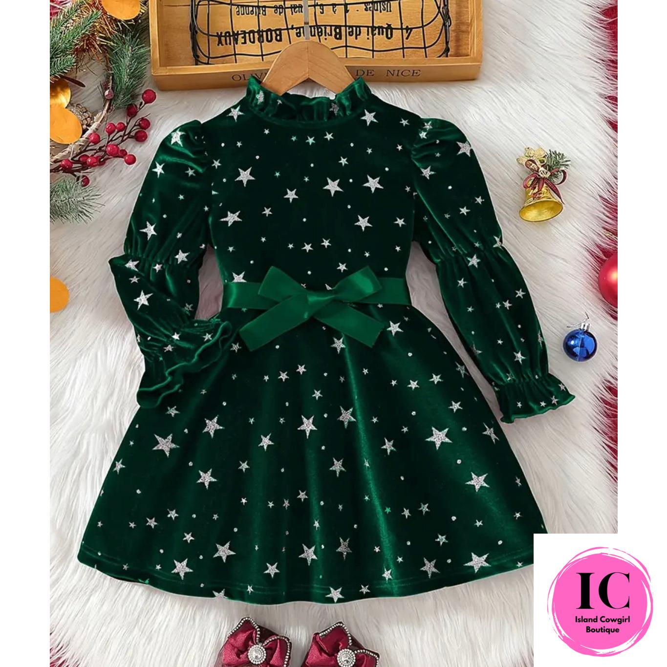 Festive Christmas Toddler Dress