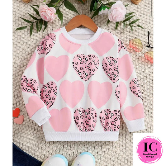 I Heart You Toddler Sweatshirt