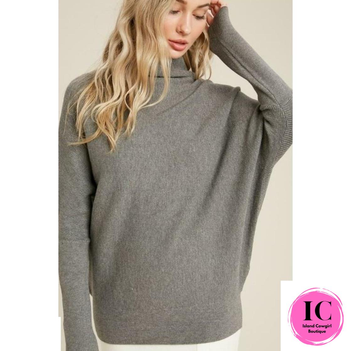 This Is All A Dream Cozy Gray Sweater