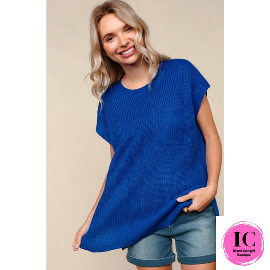 Loose Fit Solid Knit To
