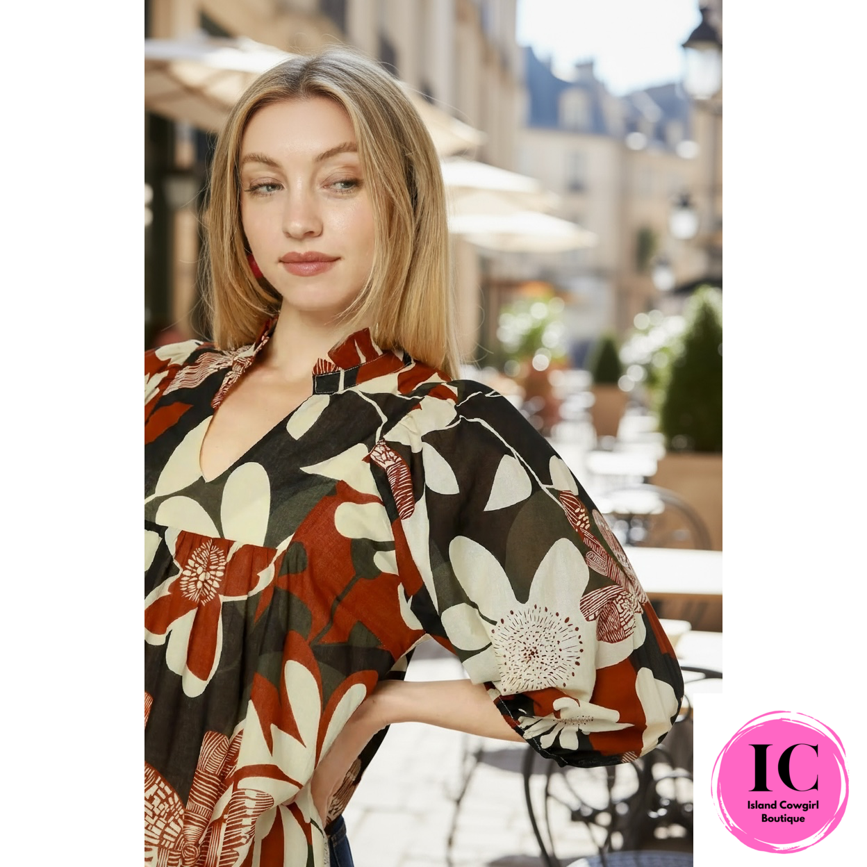 Fall For Me Floral Dress