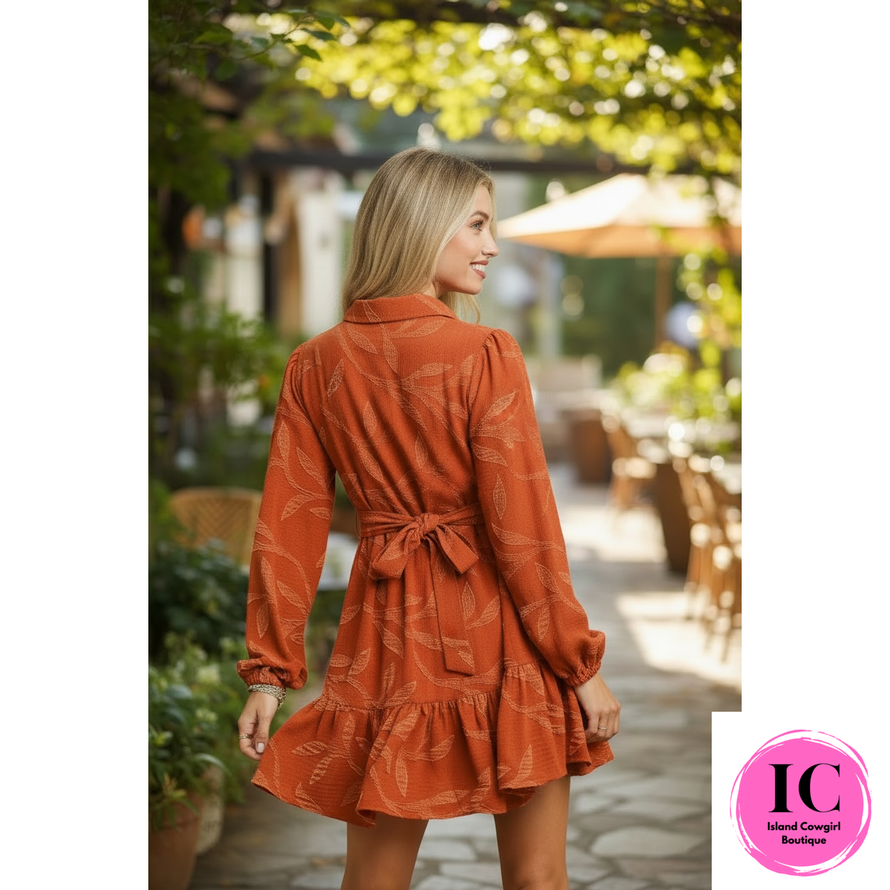 Why Not Now Rust Dress