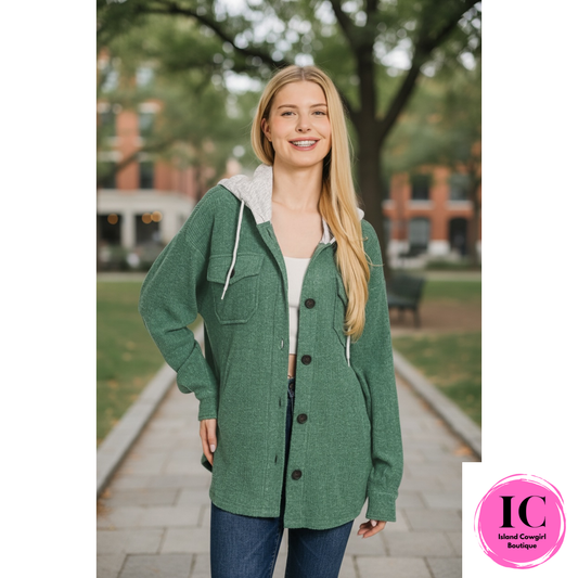 Always Direct Green Shacket