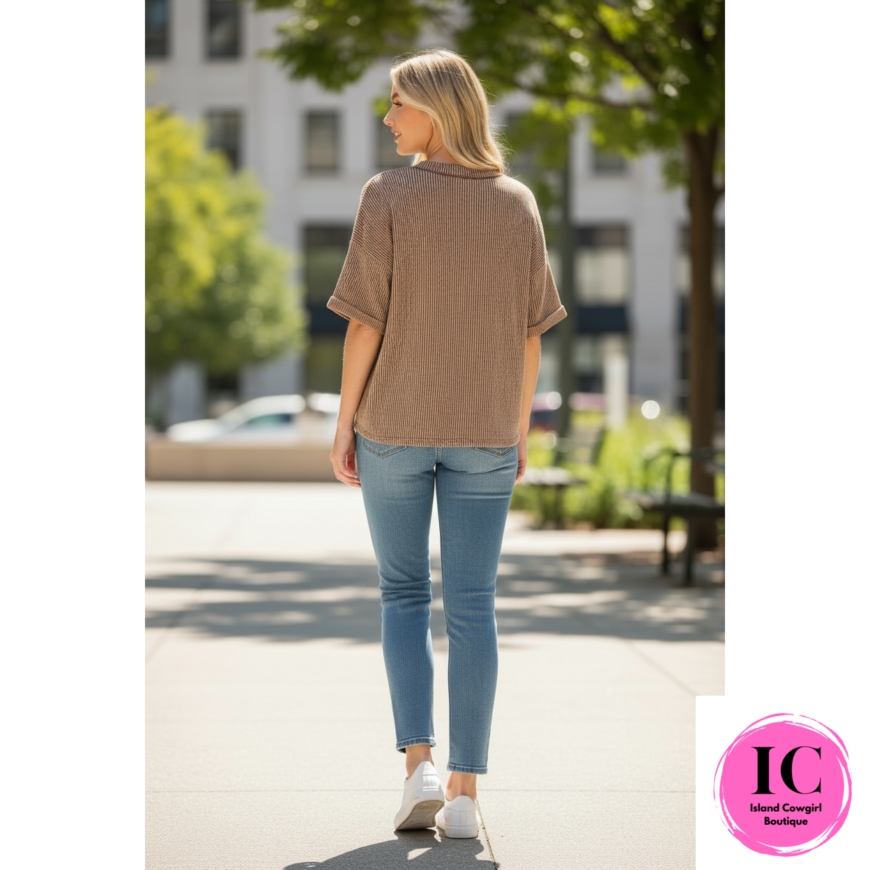Thinking Of You Brown Top