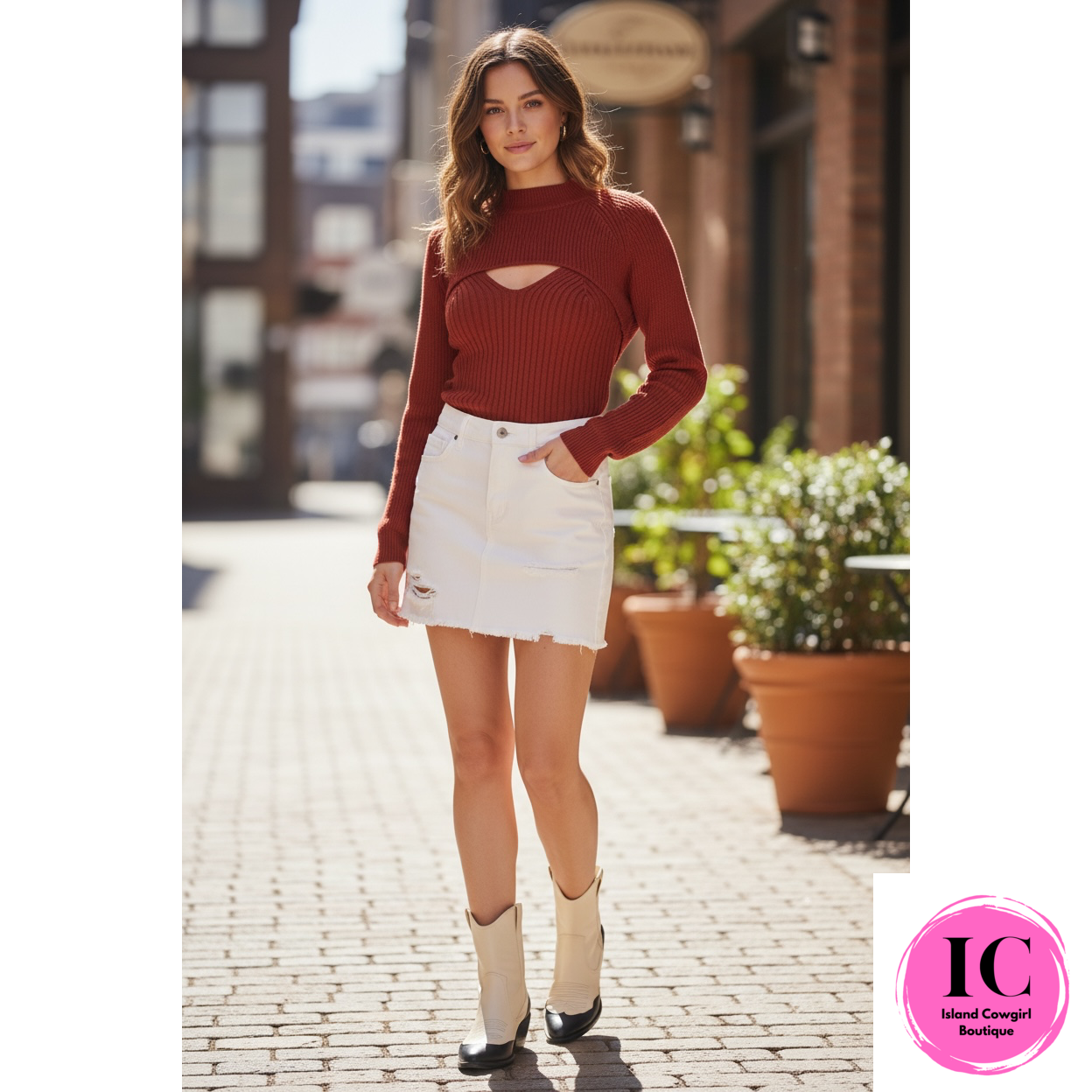 Always Worth It Burgundy Sweater