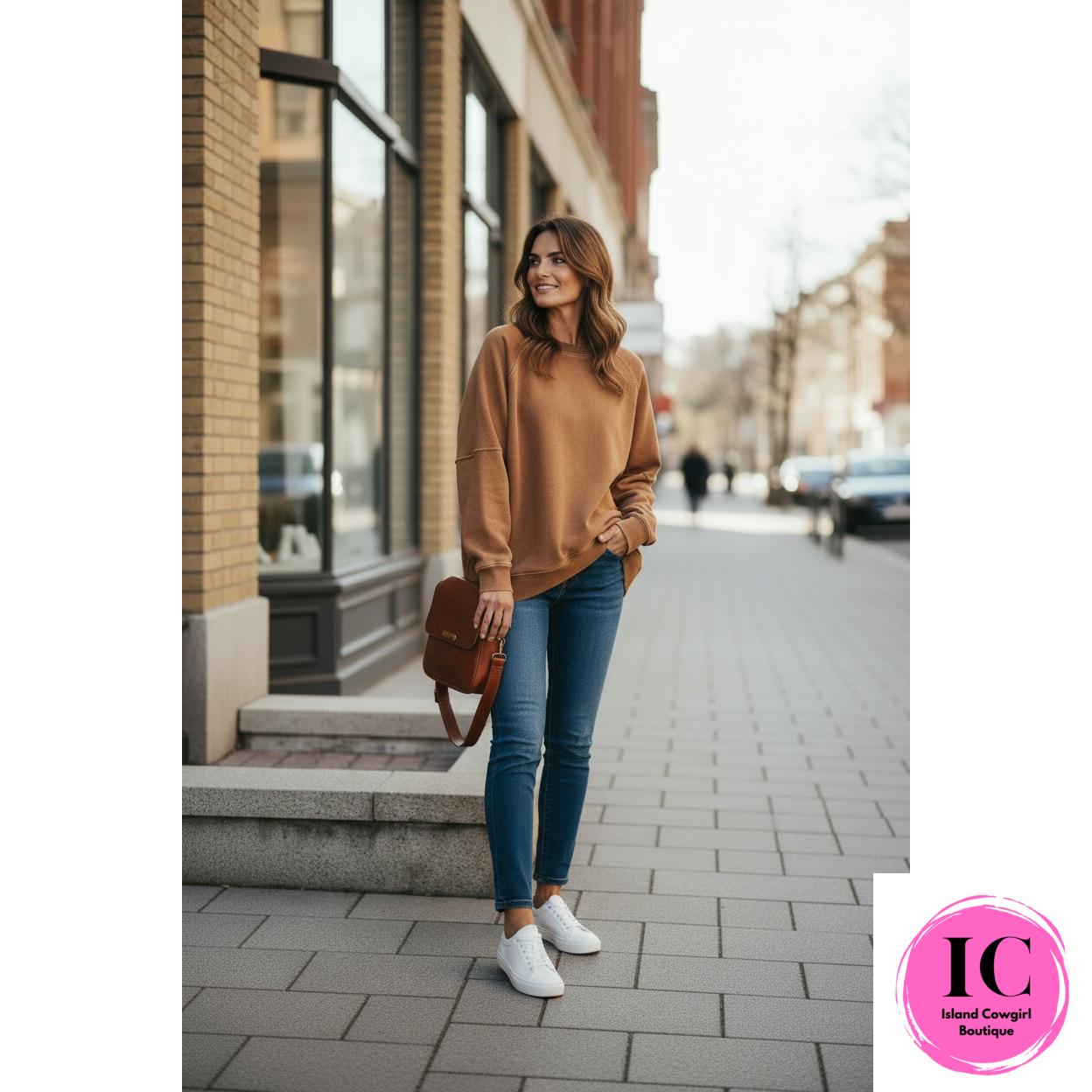 Always Fun Deep Camel Tunic