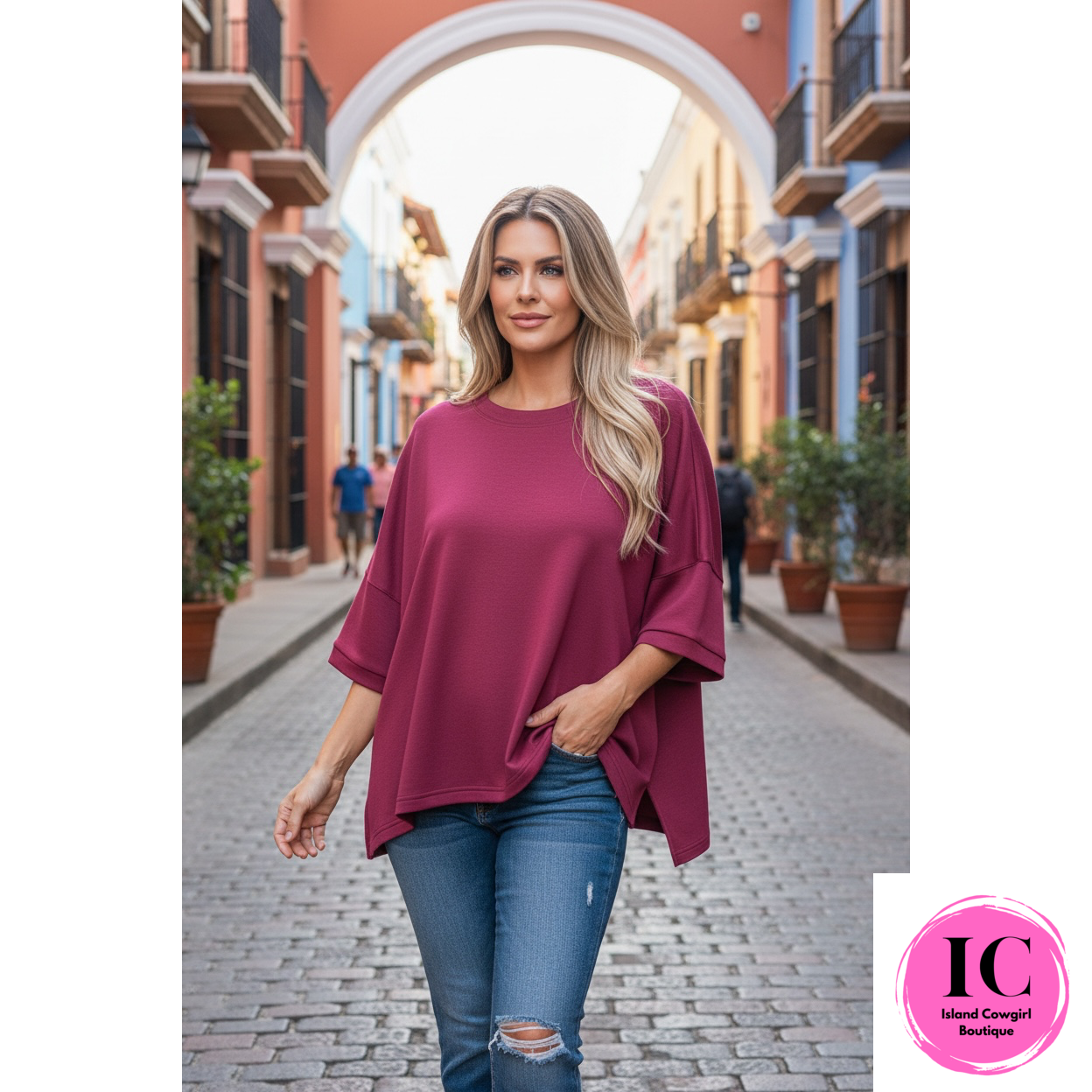 Curvy Girl The Reason Why Cabernet Top