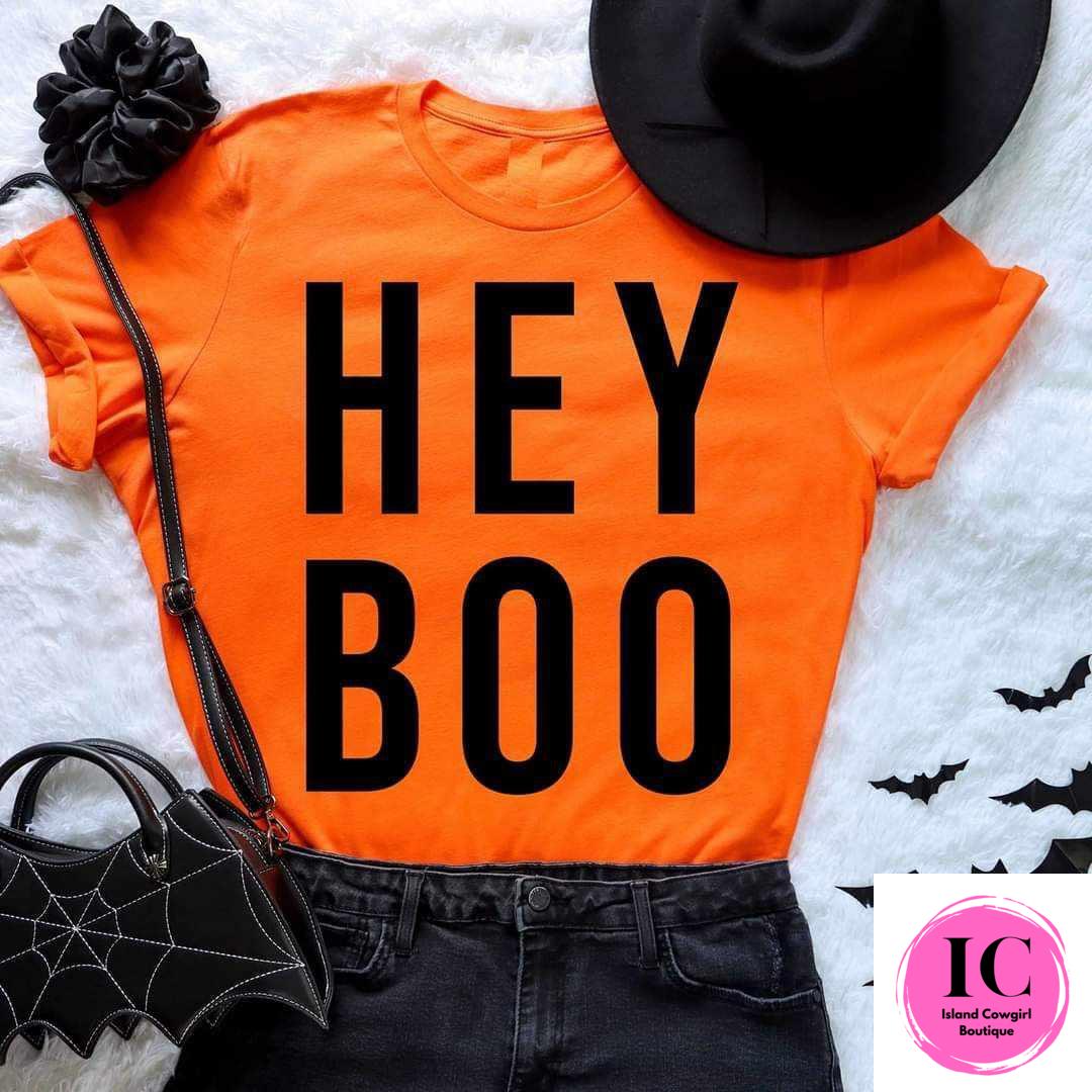 Hey Boo Graphic Tee