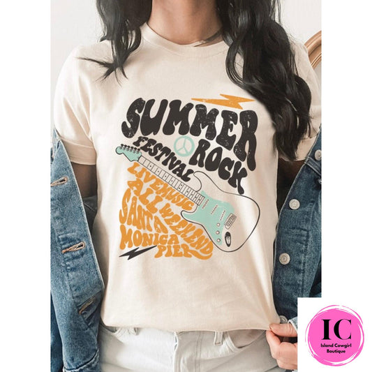 Summer Rock Festival Graphic Tee